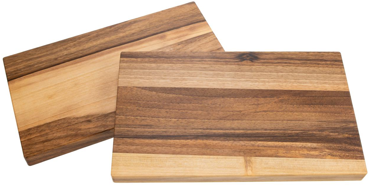 Schneidebrett rechteckig aus Nussbaum Holz - 30 x 18 x 2 cm FSC® geölt