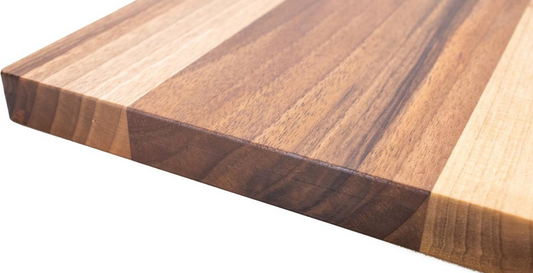 Schneidebrett rechteckig aus Nussbaum Holz - 30 x 18 x 2 cm FSC® geölt